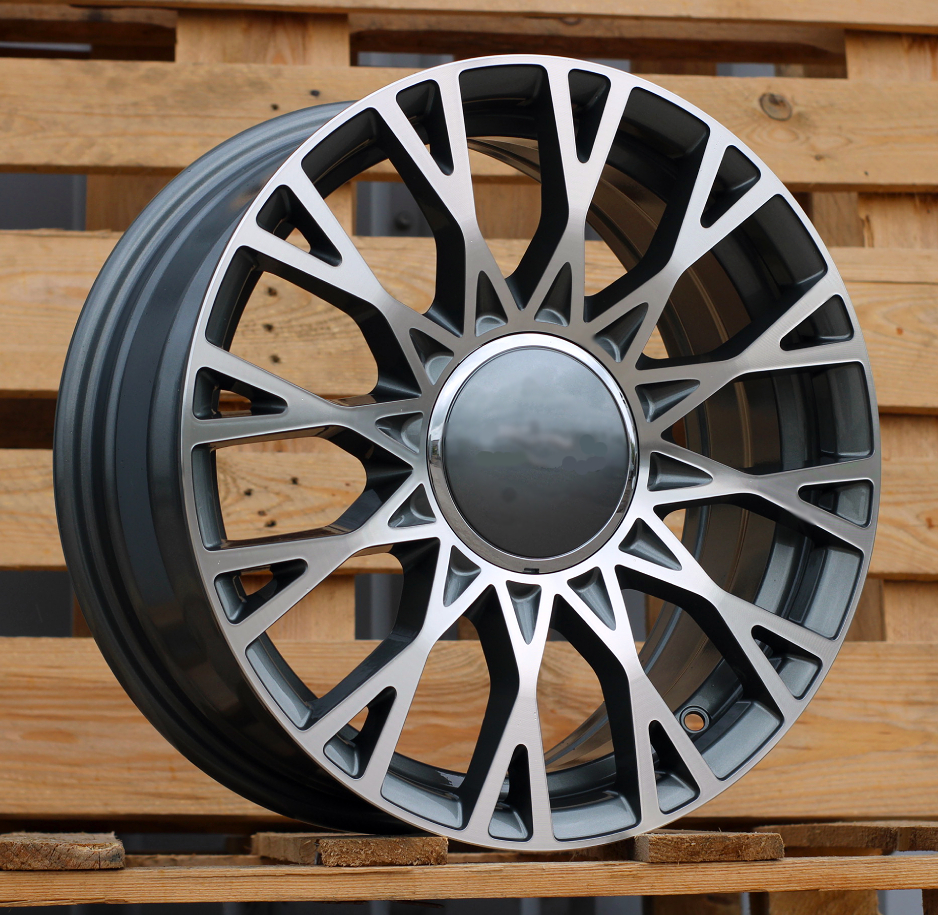 R16x6.5 4X98 ET 35 58.1 Y1283 Grey Polished (MG) For FIAT (Z7) (NEW Model 500)