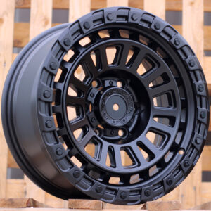 YS182_000000004508 R17x8 6X139.7 ET 0 110.1 YS182 Black Half Matt (BLHM) For 4X4 (D4+K4) (HYBRID FORGED)