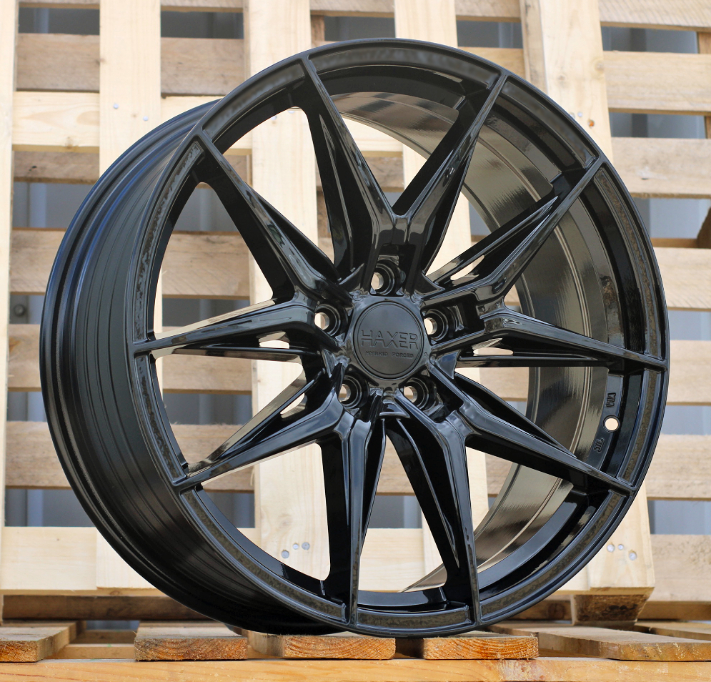 R17x8 5X120 ET 35 72.6 HX036 (IN3614F) Black (BL) For HAXER (Z3) (HYBRID FORGED)