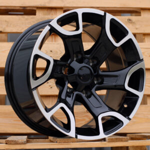 I6126_000000007785 R18x9 6X139.7 ET 12 106.1 I6126 Black Polished (MB) For TOYOT (P2) (4X4)
