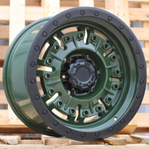 JT250_000000009120 R17x9 6X139.7 ET 0 110.1 JT250 Olive Green+Black Lip (OGBLP) For 4X4 (K3)