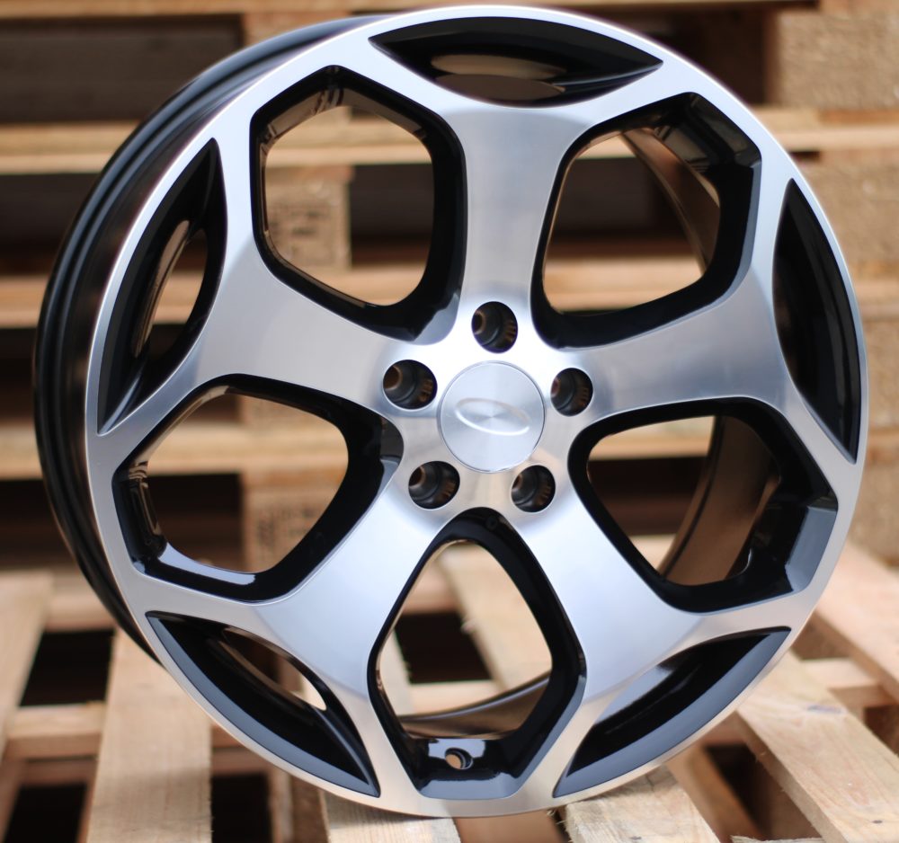 R16x6.5 5X108 ET 50 63.4 BK871 Black Polished (MB) For FORD (R)