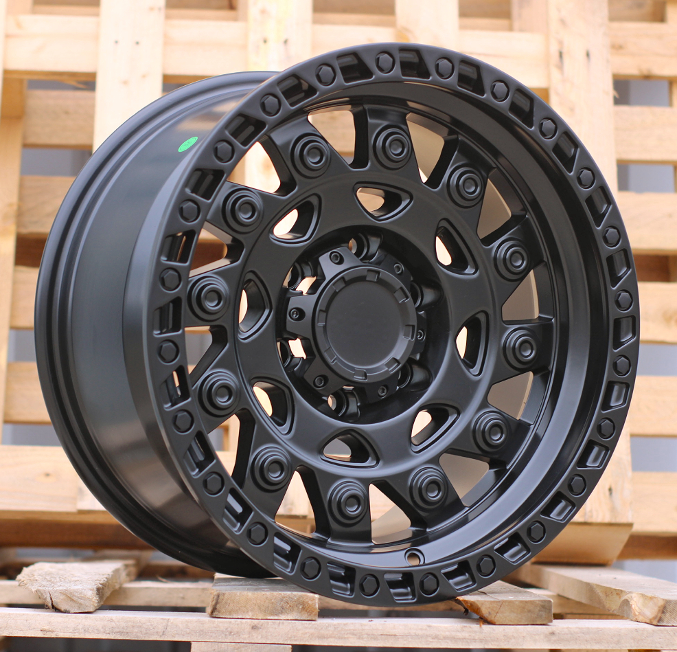 R17x9 6X139.7 ET 0 110.1 H974D Black Matt (BM) For 4X4 (Z5) (FUEL Style)