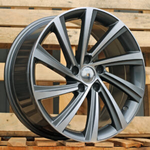 D2403_000000001505 R18x8 5X112 ET 45 57.1 D2403 Grey Polished (MG) For SKODA (Z1) (New Model)