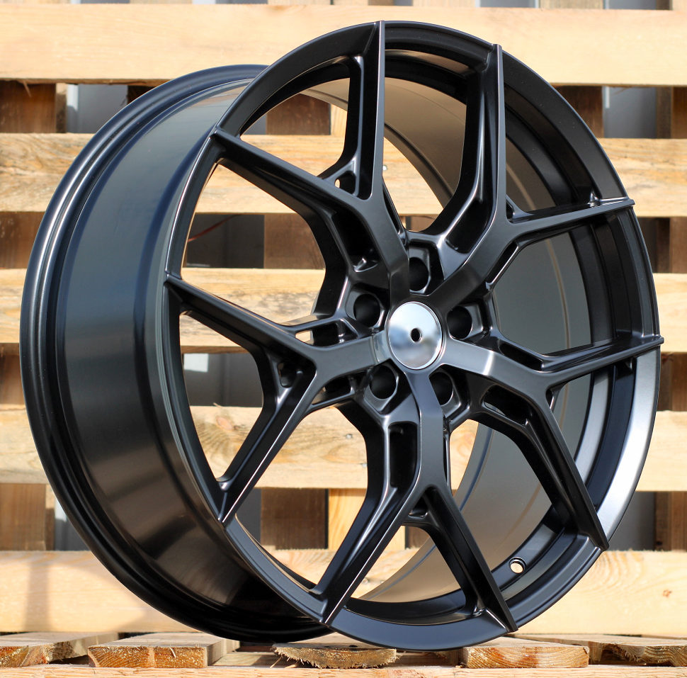R20x10 5X130 ET 39 66.5 B1696 Black Half Matt (BLHM) For AUD (Z1) (Q6 E-TRON (Front+Rear))