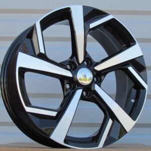 FE174_000000009689 R18x7 5X114.3 ET 40 66.1 FE174 (IN3643F) Black Polished (MB) For NISS (M) (HYBRID FORGED)