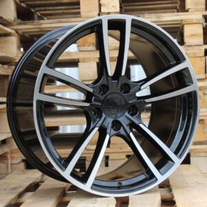 B1378_000000001531 R21x11.5 5X130 ET 55 71.6 B1378 Black Polished (MB) For PORCH (P) (Rear+Front)