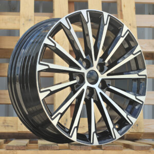 R19x8 5X112 ET 45 57.1 YF0446 Black Polished (MB) For SKODA (Z5) (HYBRID FORGED)