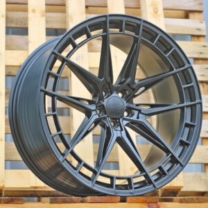 HX046F_000000009446 R18x8 5X112 ET 34 66.5 HX046F Black Half Matt (BLHM) For HAXER (A) (HYBRID FORGED)