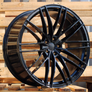 F1995_000000008613 R19x8.5 5X112 ET 30 66.5 F1995 (YF0417) Black (BL) For AUD (K7) (HYBRID FORGED ABT Style)