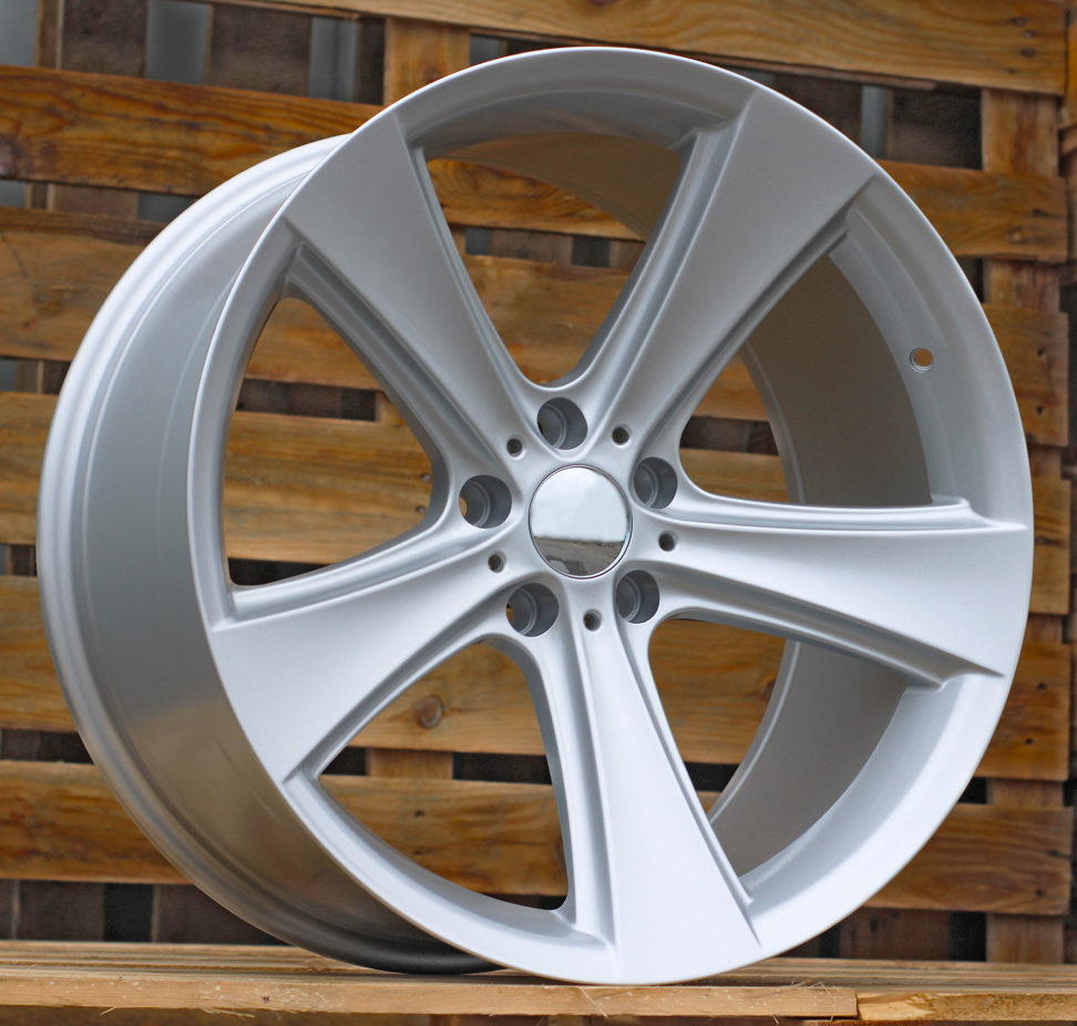 R18x8.5 5X120 ET 20 74.1 BK086 Silver (SI) For BMW (K2+P+K4) (Rear+Front)