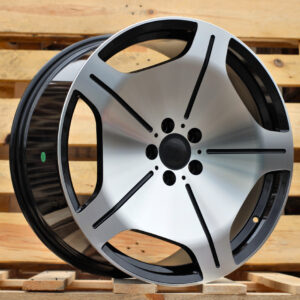R17x7.5 5X112 ET 35 66.6 FBX035 Black Polished (MB) For MER (P2) (HYBRID FORGED)