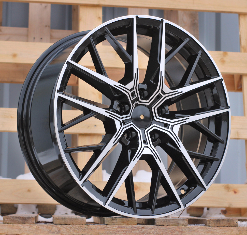 R17x7.5 5X120 ET 40 72.6 H5080 (A5593) Black Polished (MB) For BMW (P)