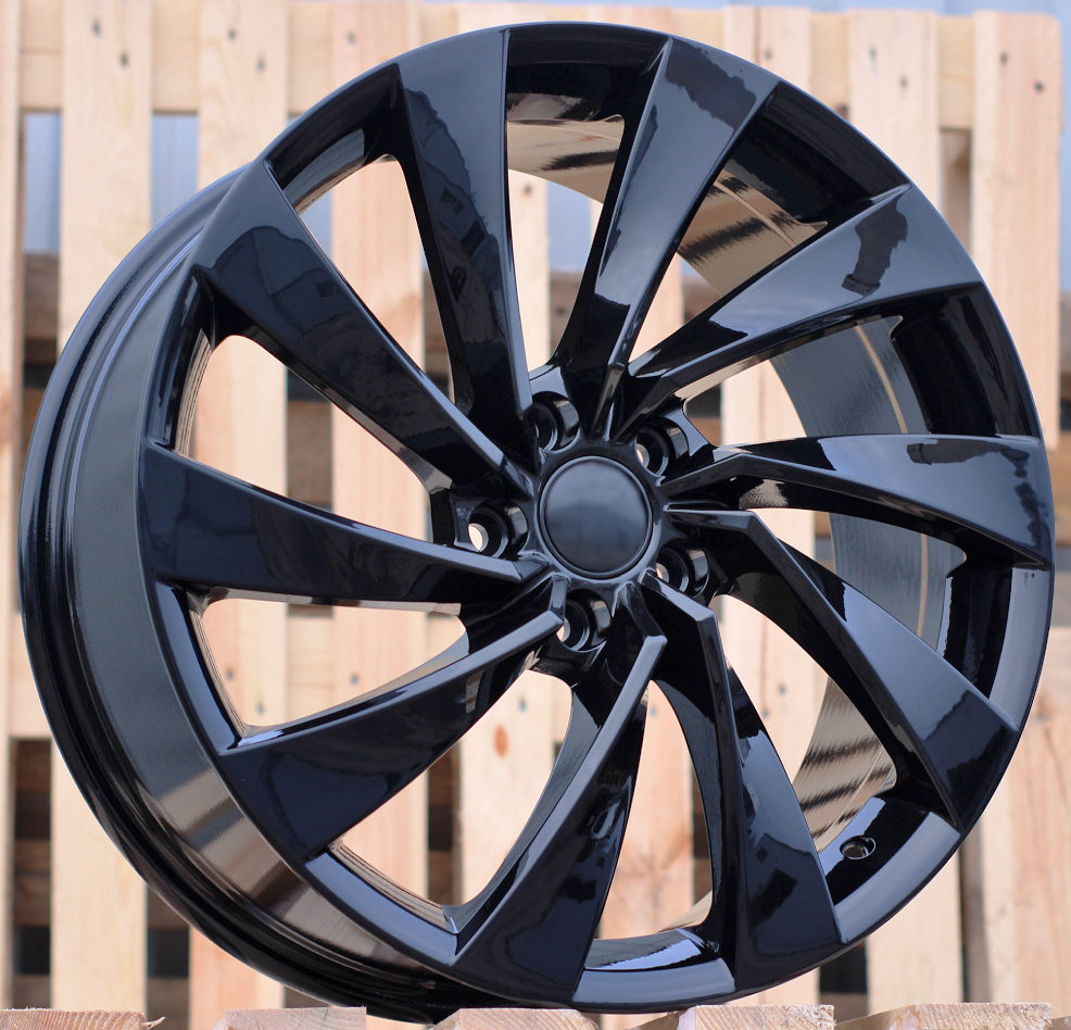 R19x8 5X112 ET 40 57.1 B5083 (FBX329) Black (BL) For VW (Z7) (HYBRID FORGED)