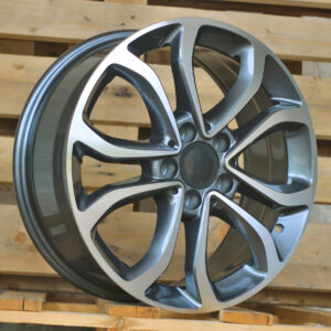 R17x7 5X112 ET 48.5 66.6 I7044 Grey Polished (MG) For MER (K7)