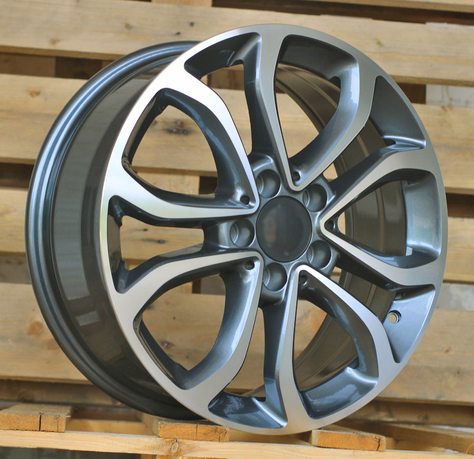 R17x7 5X112 ET 48.5 66.6 I7044 Grey Polished (MG) For MER (K7)
