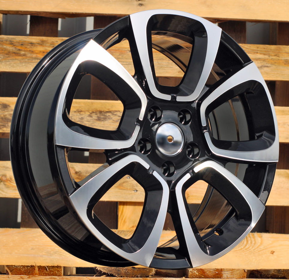 R17x7 5X108 ET 47 65.1 B5850 Black Polished (MB) For CITRO (P)