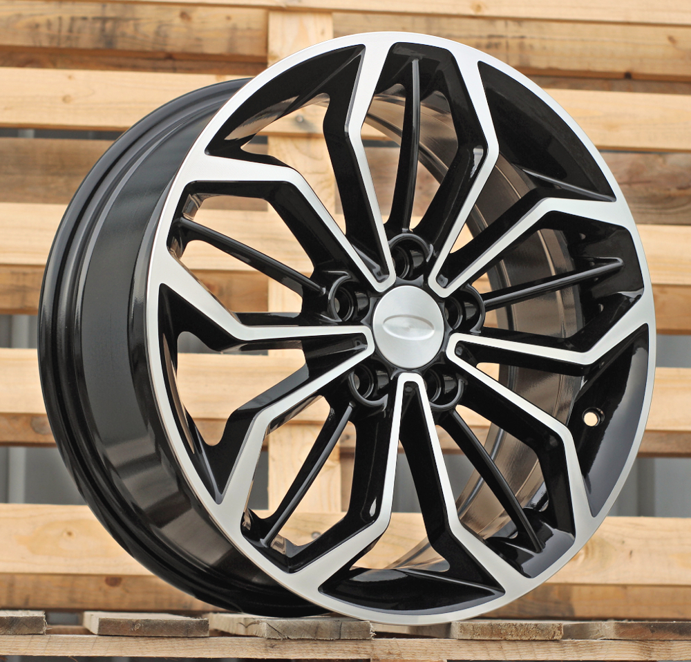 R17x7.5 5X108 ET 50 63.3 B5433 Black Polished (MB) For FORD (L3+K2+M+K4)