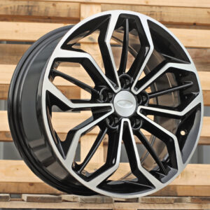 B5433_000000003739 R16x6.5 5X108 ET 50 63.3 B5433 Black Polished (MB) For FORD (D2+R)