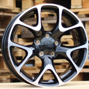 E236_000000003437 R18x7.5 5X115 ET 41 70.1 E236 (XF076) Black Polished (MB) For OPEL (K4+P1)