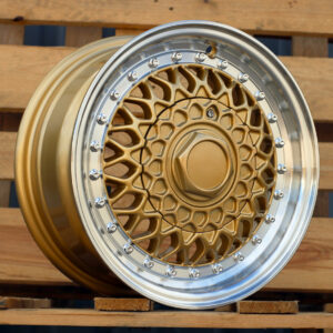 R13x6 8X100/108 ET 30 67.1 BY479 (LU247) Bronze+Polished Lip (YYPL) For RACIN (R) (BBS Style)