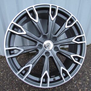 R19x8.5 5X112 ET 25 66.5 H1069 Grey Polished (MG) For AUD (K4) (Dark)