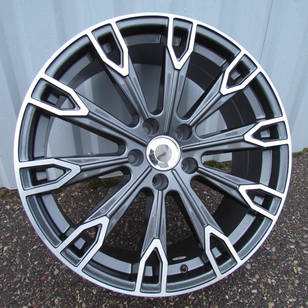 R19x8.5 5X112 ET 25 66.5 H1069 Grey Polished (MG) For AUD (K4) (Dark)
