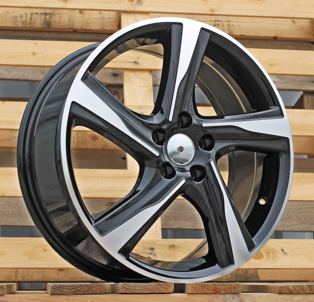 R18x7.5 5X108 ET 49 67.1 BY115 Black Polished (MB) For VOLVO (Z3)
