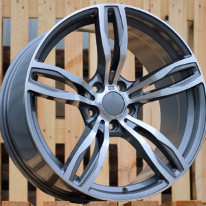 R17x8 5X120 ET 20 74.1 E492 (BK5728) Grey Polished (MG) For BMW (P)