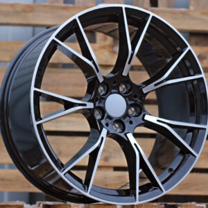 B1617_000000005550 R18x8 5X120 ET 30 72.6 B1617 (IND7046) Black Polished (MB) For BMW (K7)