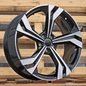 B5873_000000007786 R20x8.5 5X112 ET 38 66.5 B5873 (IN5564) Black Polished (MB) For AUD (P1+Z6)