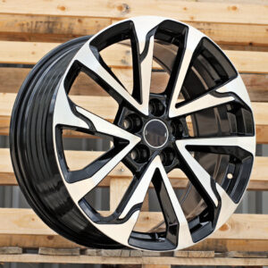R17x7.5 5X114.3 ET 40 60.1 FBX416 Black Polished (MB) For TOYOT (P2) (HYBRID FORGED Corolla Cross)