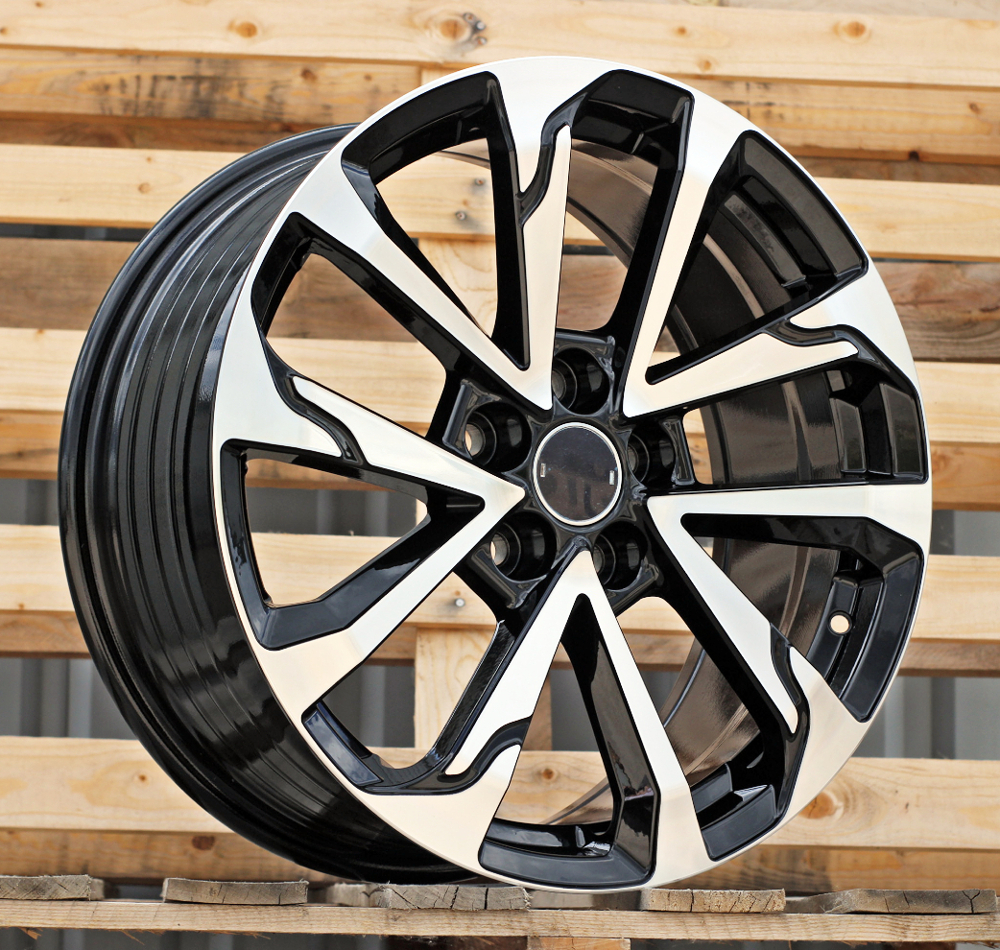 R17x7.5 5X114.3 ET 40 60.1 FBX416 Black Polished (MB) For TOYOT (P2) (HYBRID FORGED Corolla Cross)