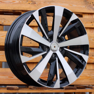 R19x7.5 5X108 ET 42 65.1 YF0449 Black Polished (MB) For PEUG (P1) (HYBRID FORGED)