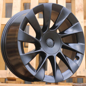 D1797_000000010177 R20x9.5 5X114.3 ET 45 64.1 D1797 (H3130F) Black Matt (BM) For TESLA (Z3) (HYBRID FORGED (Model Y))