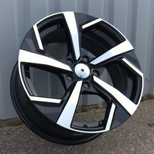 XE173_000000003620 R17x7.5 5X114.3 ET 40 66.1 XE173 Black Polished (MB) For NISS (P2+Z6+R)