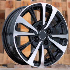 R14x5.5 4X100 ET 40 54.1 B1846 Black Polished (MB) For TOYOT (Z4) ((AKC 55 Eur))