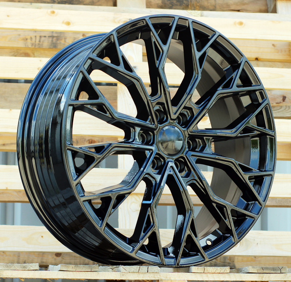 R20x8 6X120 ET 48 74.6 HF6119 Gloss Black (GB) For FORD (P2) (HYBRID FORGED 1050KG)