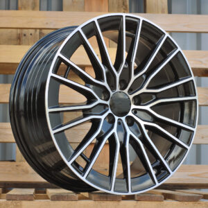 YF0427_000000006792 R19x8.5 5X112 ET 35.5 66.6 YF0427 Black Polished (MB) For MER (Z6) (HYBRID FORGED)