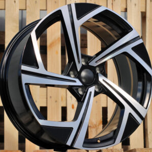 B5851_000000004227 R17x7.5 5X112 ET 42 57.1 B5851 (IN5502) Black Polished (MB) For VW (K7)