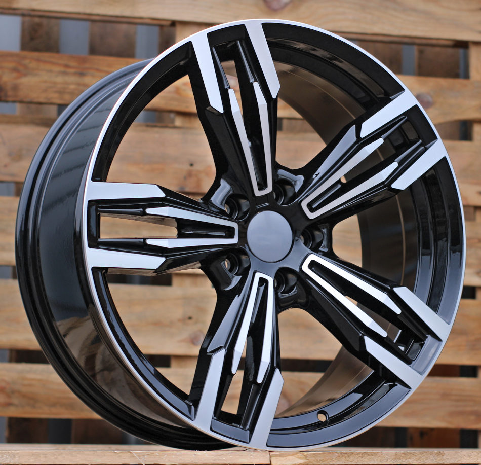 R18x8 5X120 ET 30 72.6 BY983 (5081) Black Polished (MB) For BMW (P) (()