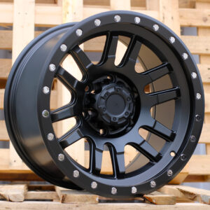 JT243_000000001026 R17x9 6X139.7 ET 0 110.1 JT243 Black Polished (MB) For 4X4 (K3)