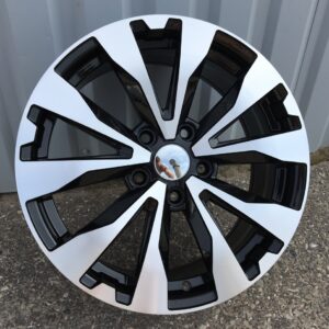 FE117_000000005813 R18x7 5X114.3 ET 48 56.1 FE117 Black Polished (MB) For SUBAR (Z6)