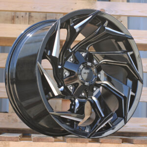 R17x9 6X139.7 ET 0 110.1 FBX203 Gloss Black (GB) For 4X4 (K3) (HYBRID FORGED Milling)
