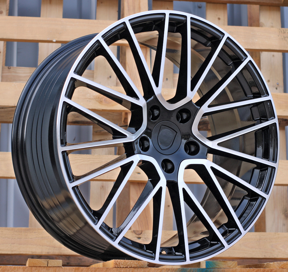 R21x11 5X130 ET 58 71.6 FE179 Black Polished (MB) For PORCH (Z5) (Rear+Front)