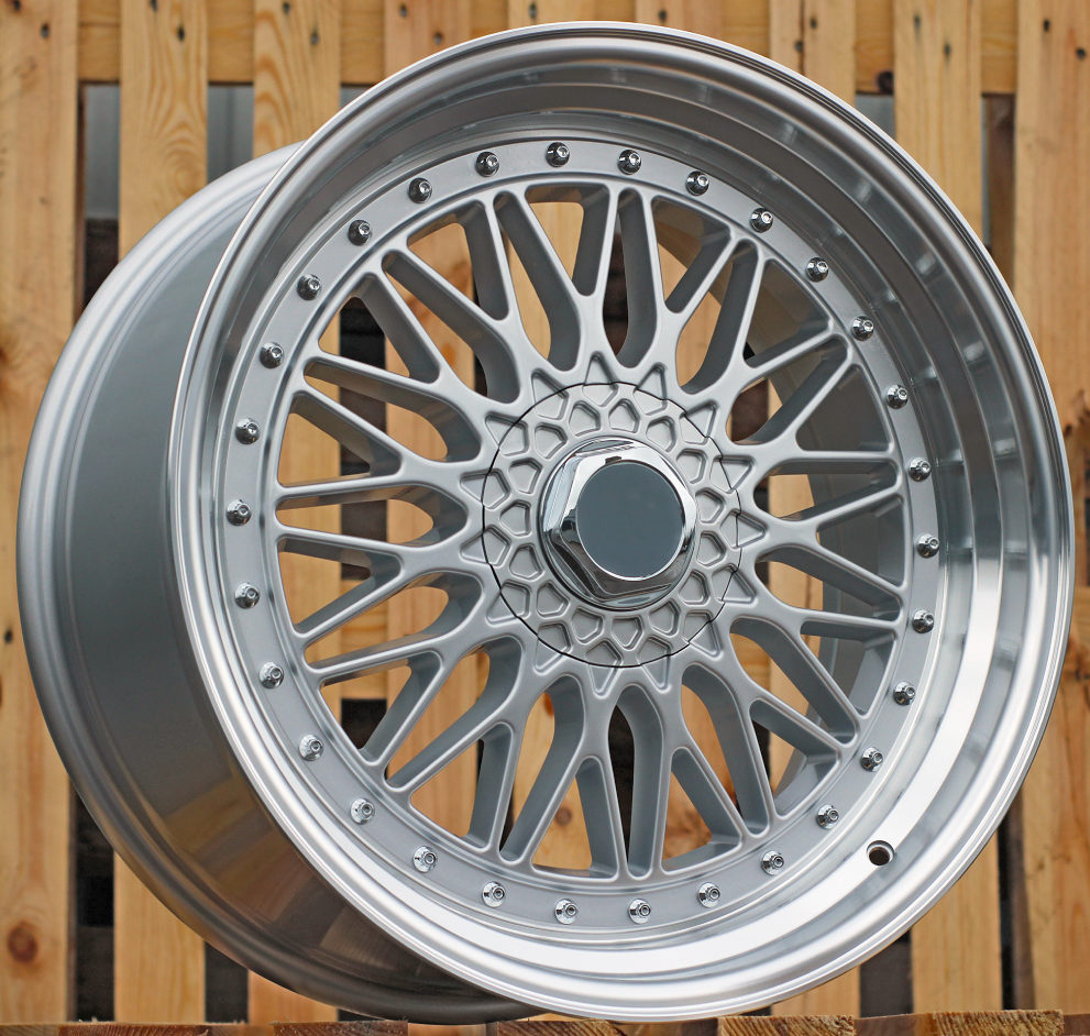 R18x9.5 10X108/114 ET 38 73.1 BY479 (XF135) Silver+Polished Lip (SP) For RACIN (K3) ((AKC 80 Eur))