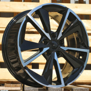 D1982_000000006145 R18x7.5 5X114.3 ET 45 66.1 D1982 Black Polished (MB) For NISS (Z3+Z4) (Qashqai NEW Model)