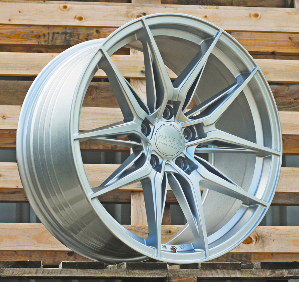 R18x8 5X112 ET 35 66.5 HX036 (IN3614F) Silver Shining (SS) For HAXER (Z6) (HYBRID FORGED)