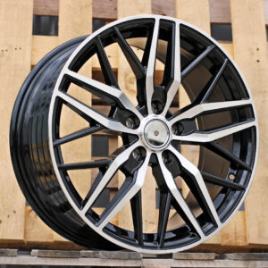 R18x8 5X160 ET 50 65.1 HF5230 (YF0492) Black Polished (MB) For FORD (Z6) (HYBRID FORGED 1050kg)