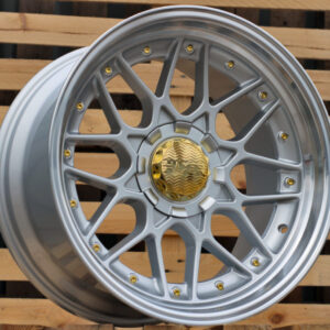 HX025_000000003046 R18x10 10X120/112 ET 15 74.1 HX025 (HX025) Silver+Polished Lip (SP) For HAXER (Z1) (Rear+Front)